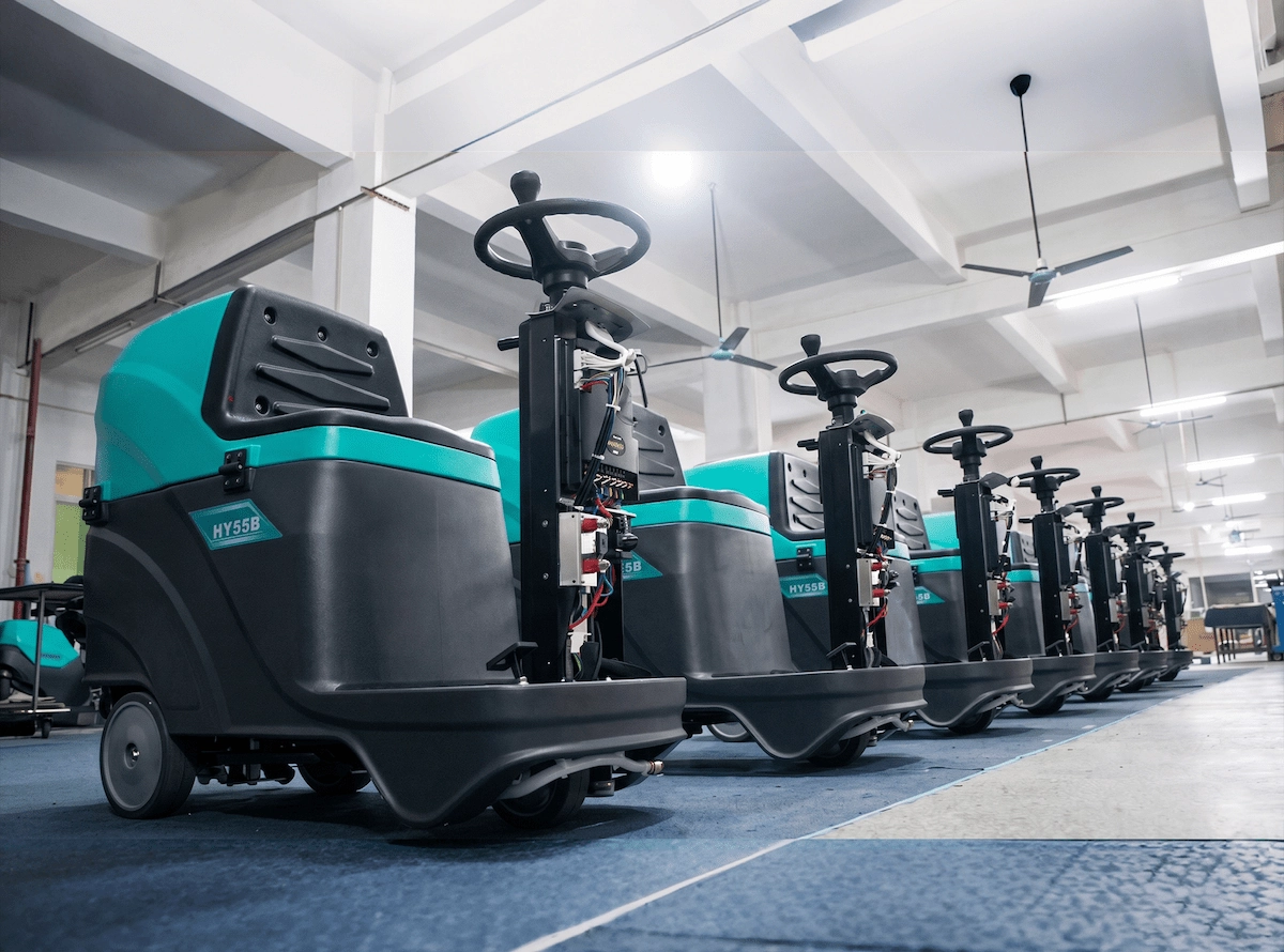 commercial-floor-scrubber-production-area