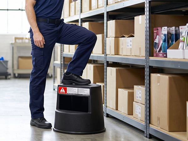 black-plastic-kick-step-stool
