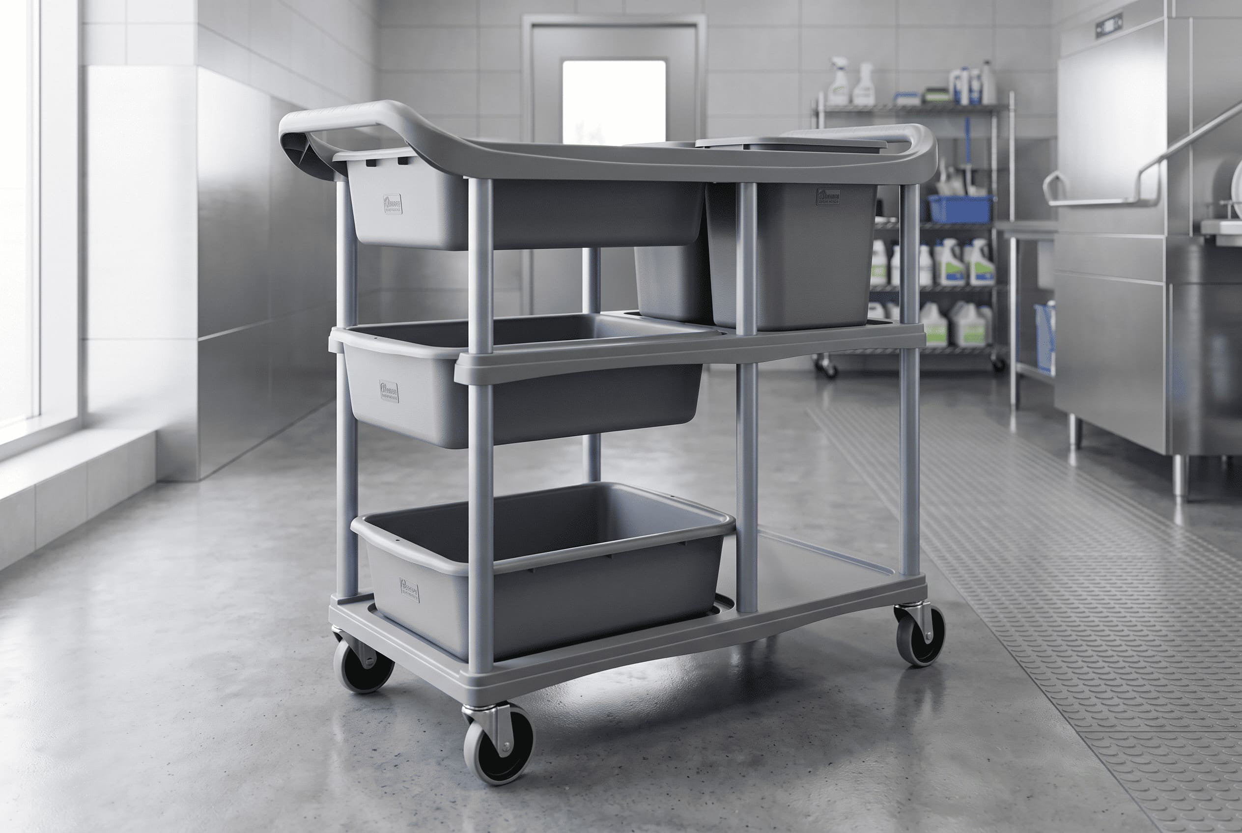 commercial-dining-clearing-cart