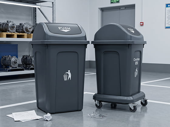 outdoor commercial recycling bin for schools and public facilities