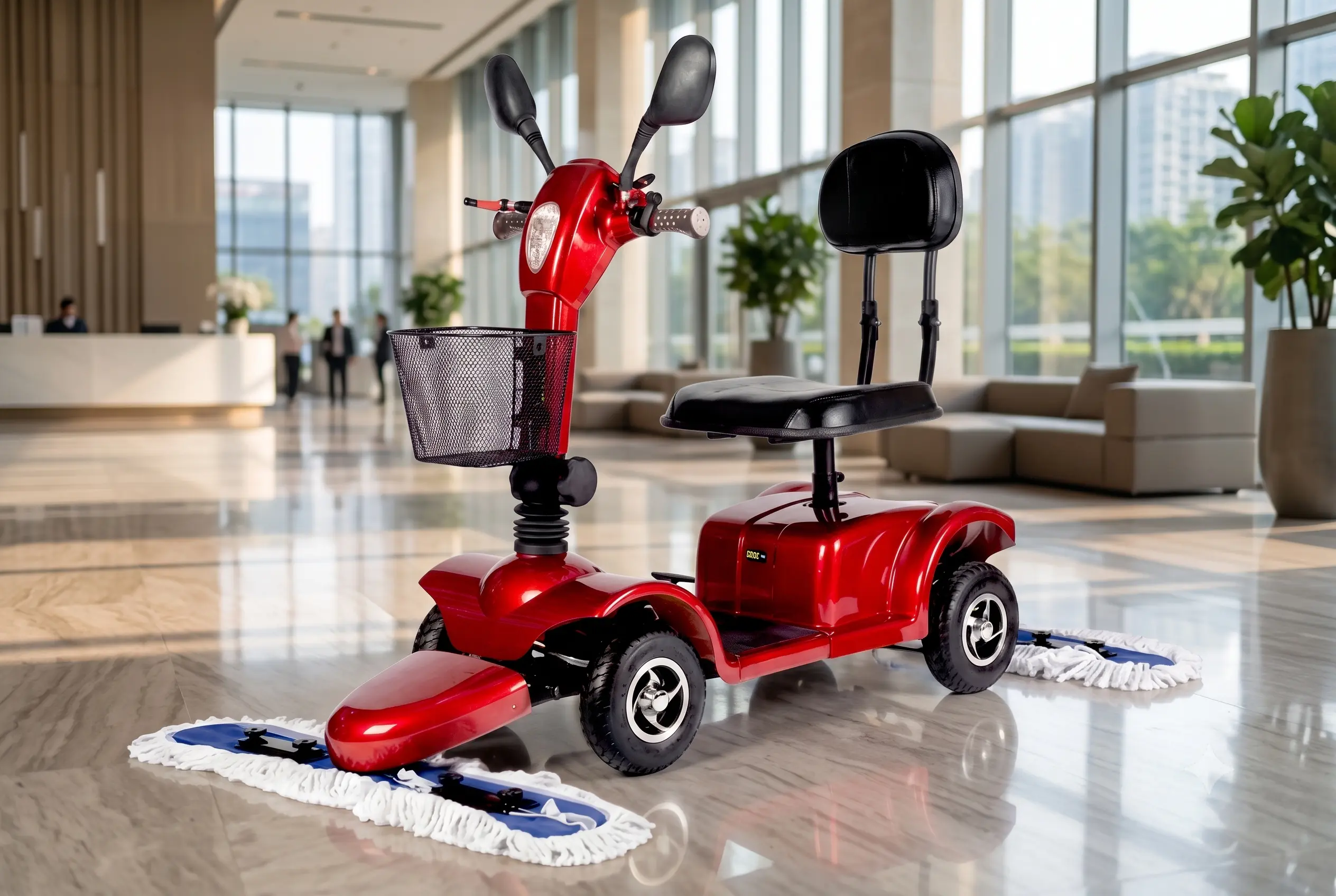 Clevo HY46C unlimited runtime corded floor scrubber